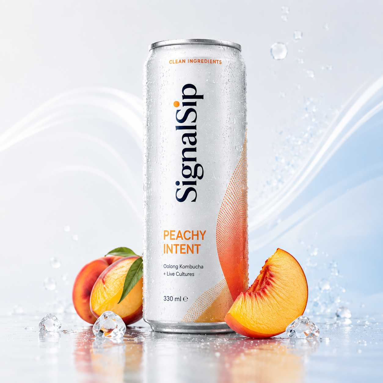 Peachy Intent Oolong Kombucha