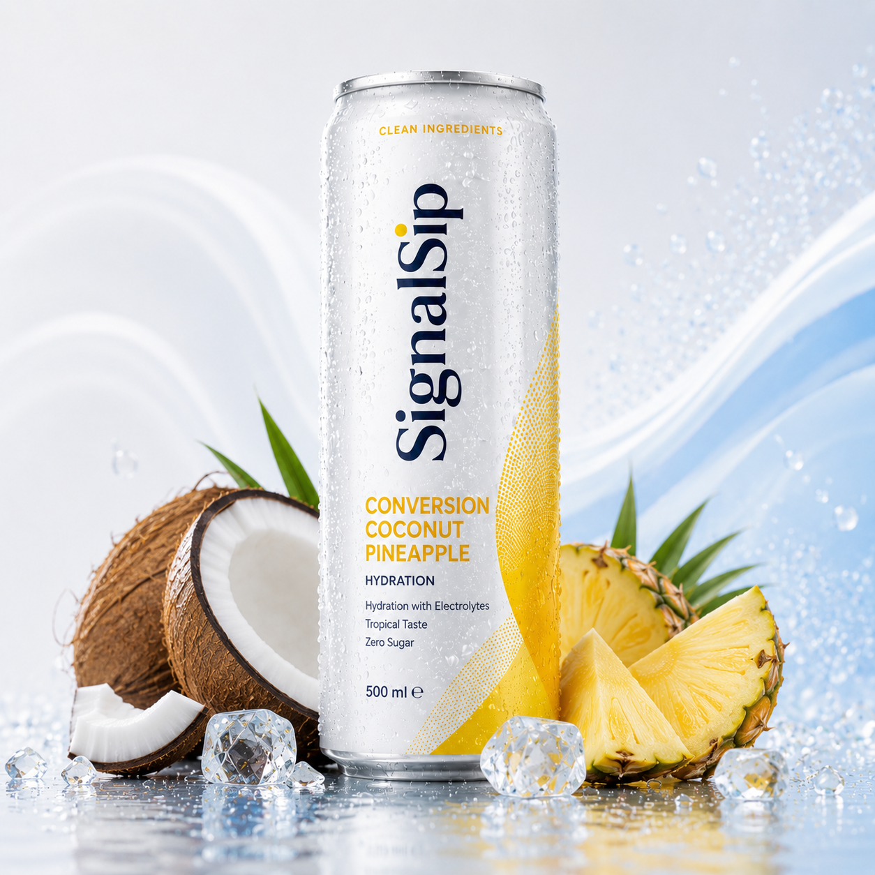 Conversion Coconut Pineapple Hydration